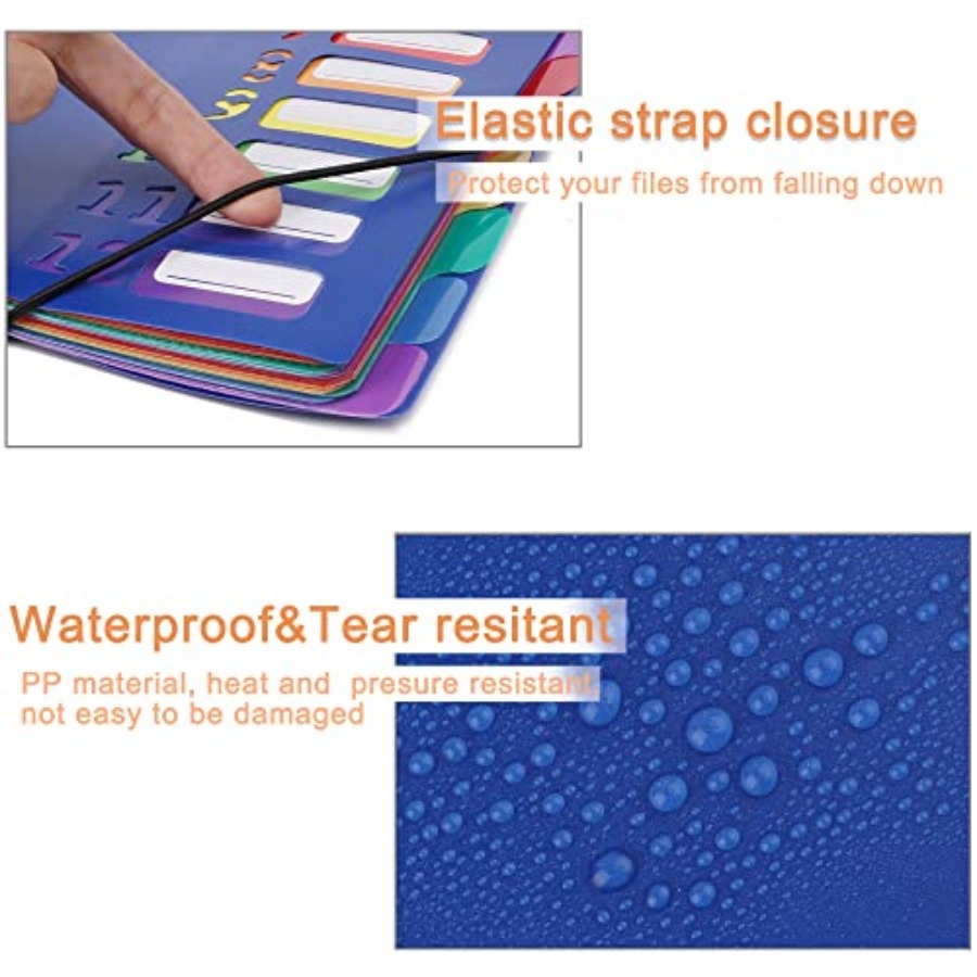 Rainbow Tab Expanding File Fol - Tab Divider A4 บทวิจารณ์และราคา