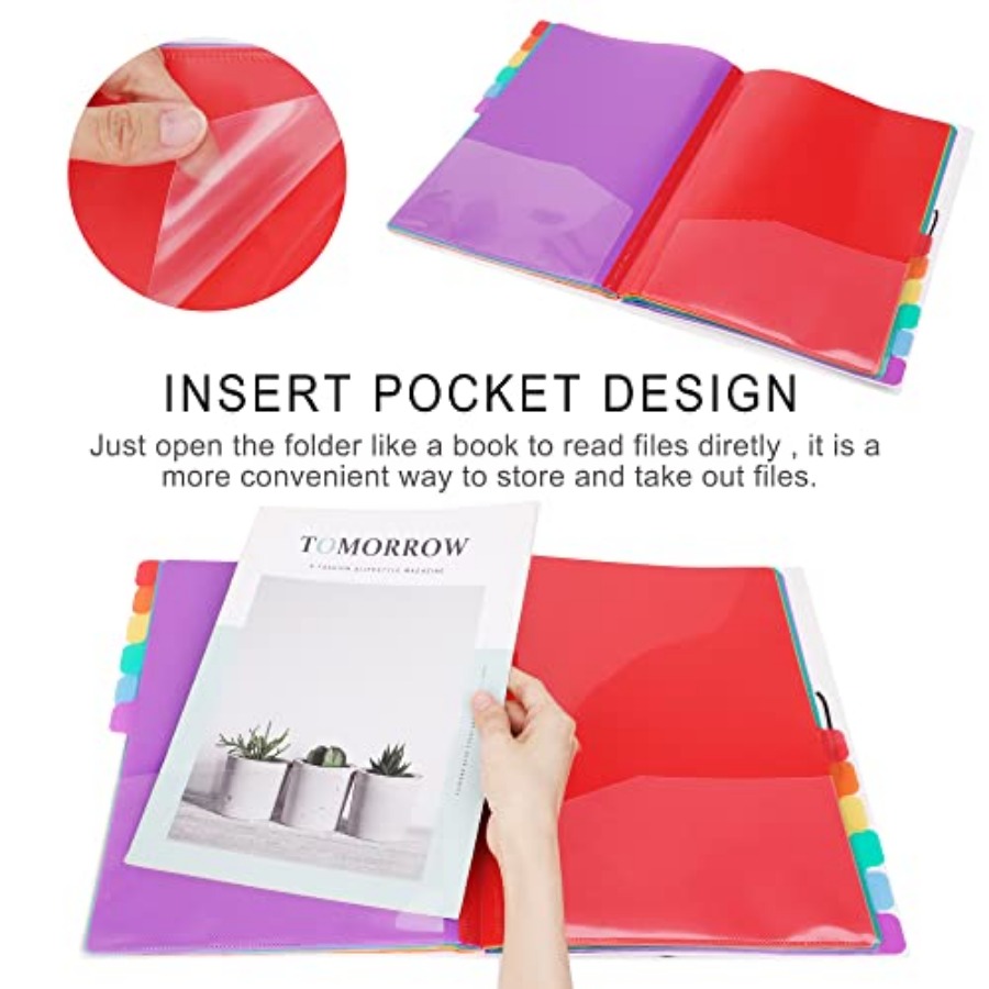 Rainbow Tab Expanding File Fol - Tab Divider A4 บทวิจารณ์และราคา