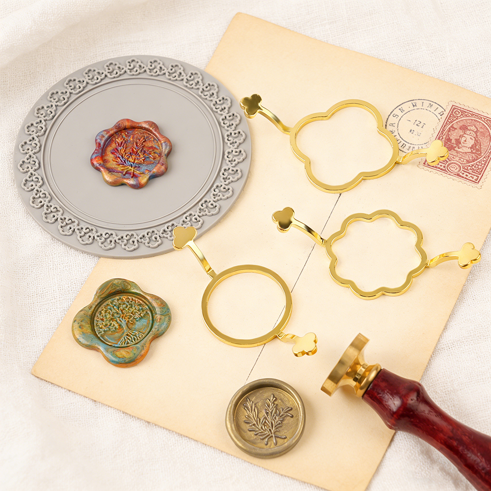 3Pcs Wax Seal Stamp Mold Set - - Wax Seal Stamp Set บทวิจารณ์และราคา