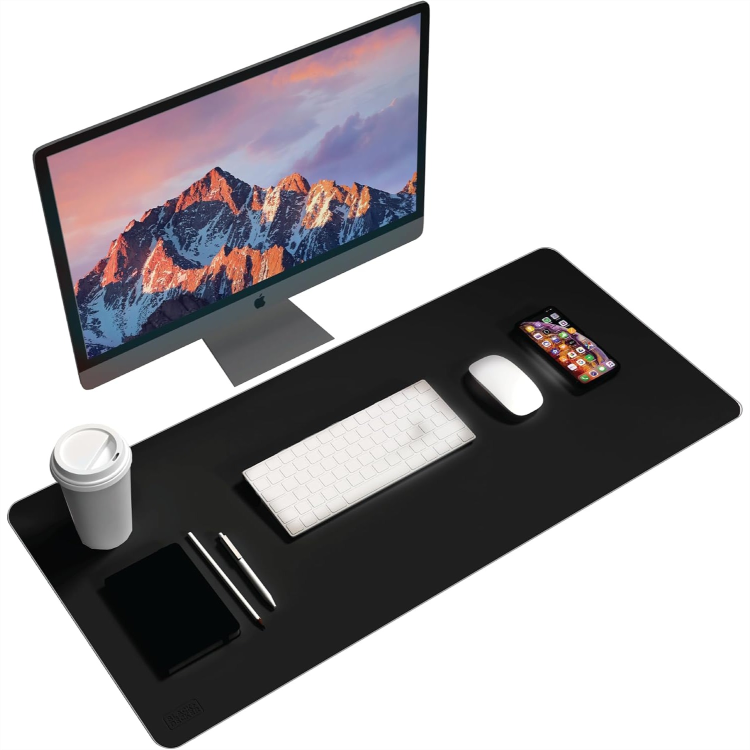 Faux Leather Desk Mat for Keyb - Leather Desk Pad บทวิจารณ์และราคา