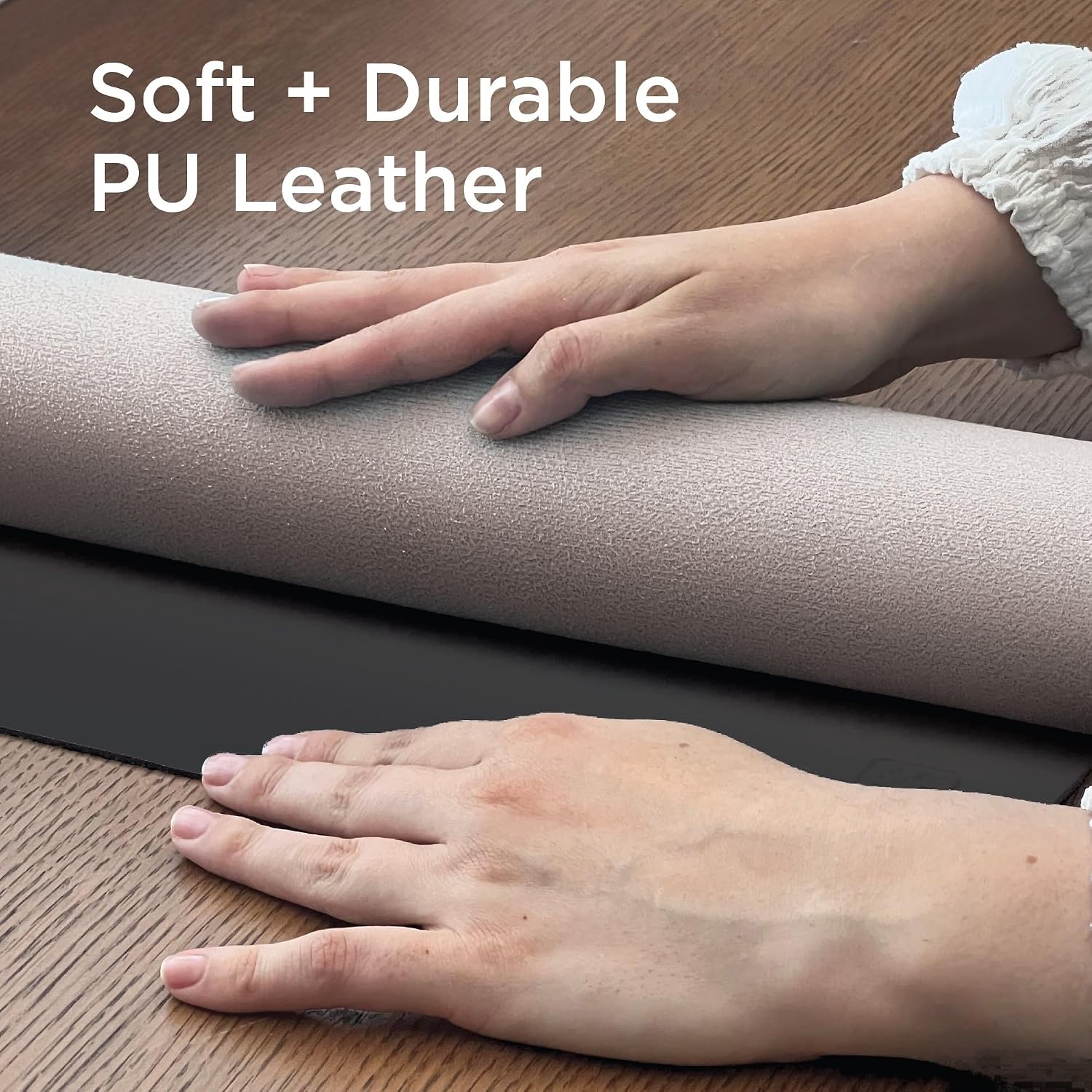 Faux Leather Desk Mat for Keyb - Leather Desk Pad บทวิจารณ์และราคา