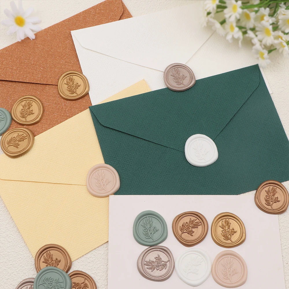 25pcs/set Olive Branches Leafy - Wax Seal Stamp Set บทวิจารณ์และราคา