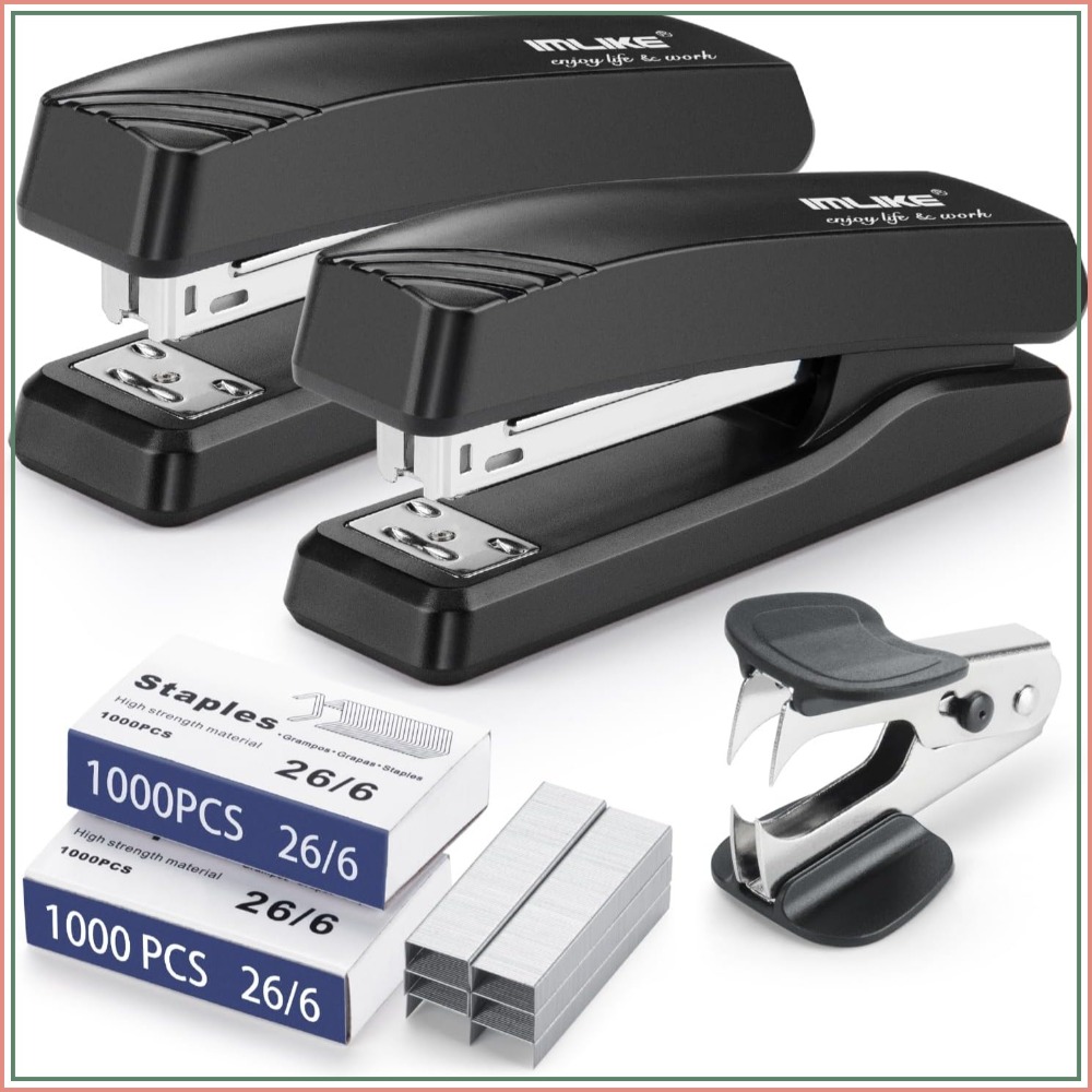 Desktop Office Stapler with 20 - Stapler Half Strip บทวิจารณ์และราคา