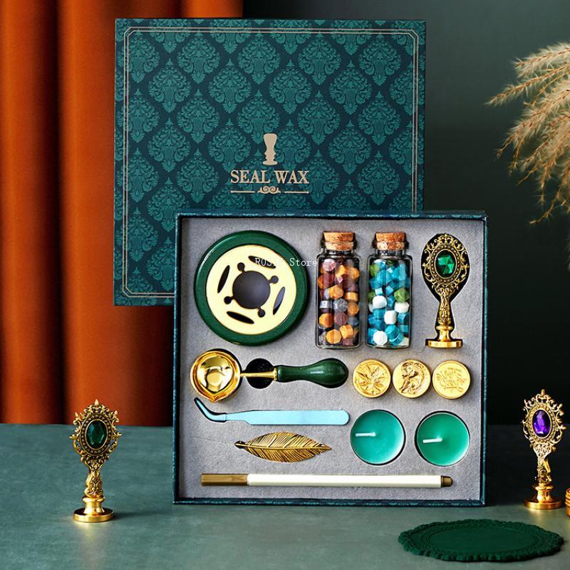 Wax Seal Stamp Set Lacquered S - Wax Seal Stamp Set บทวิจารณ์และราคา
