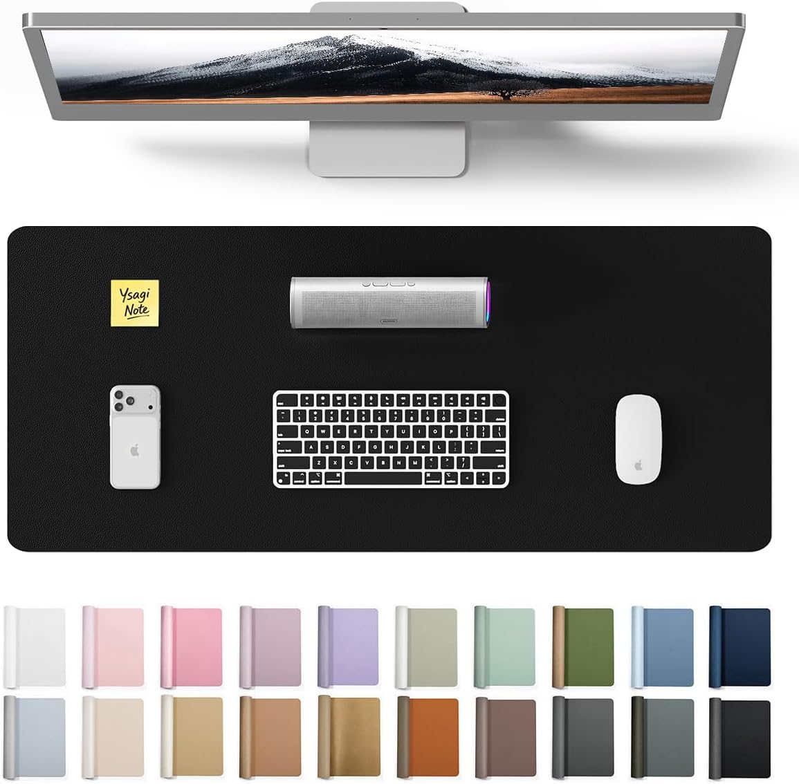 Leather Office Desk Pad Protec - Leather Desk Pad บทวิจารณ์และราคา