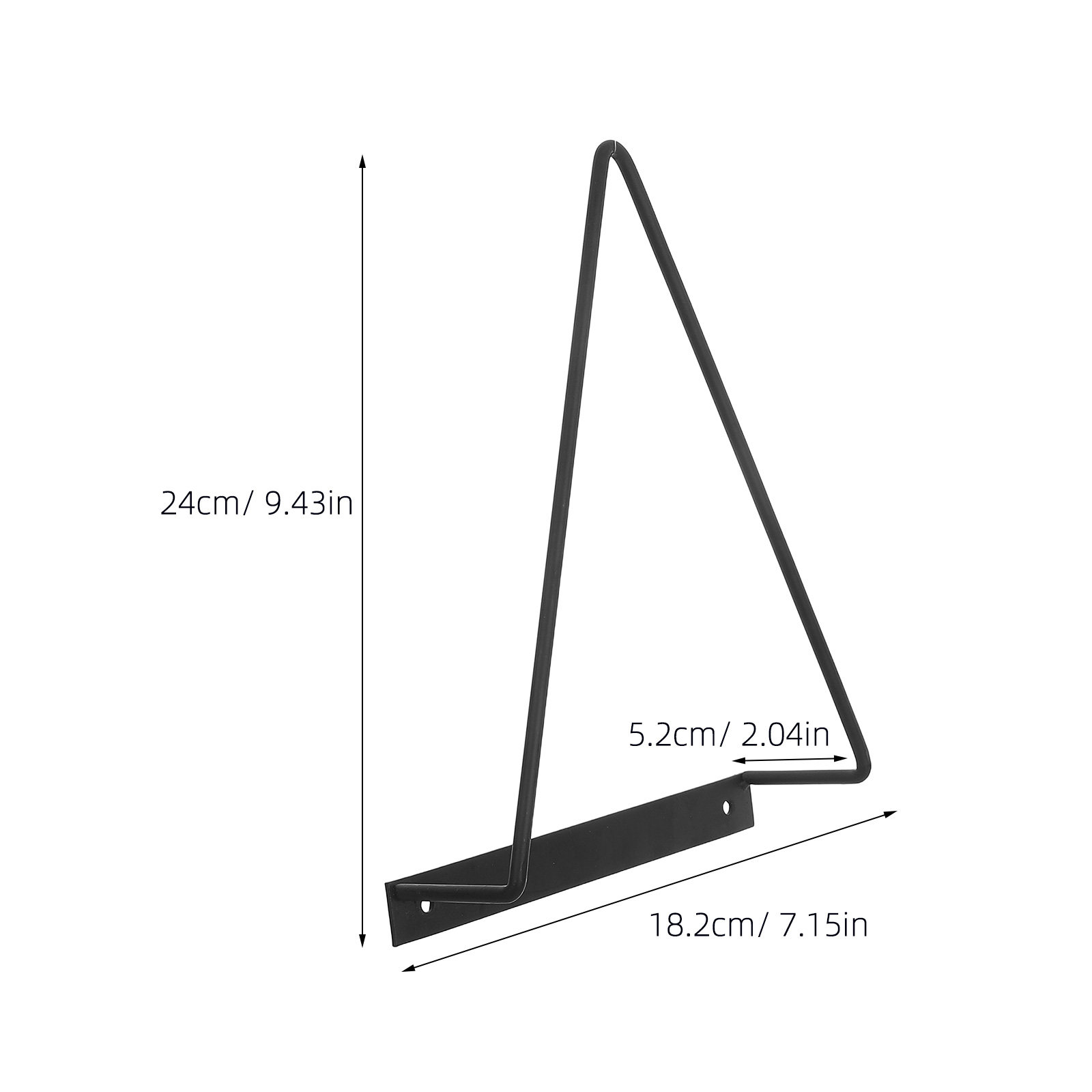 Black Metal Wall Mount Vinyl R - Magazine Holder Rack บทวิจารณ์และราคา