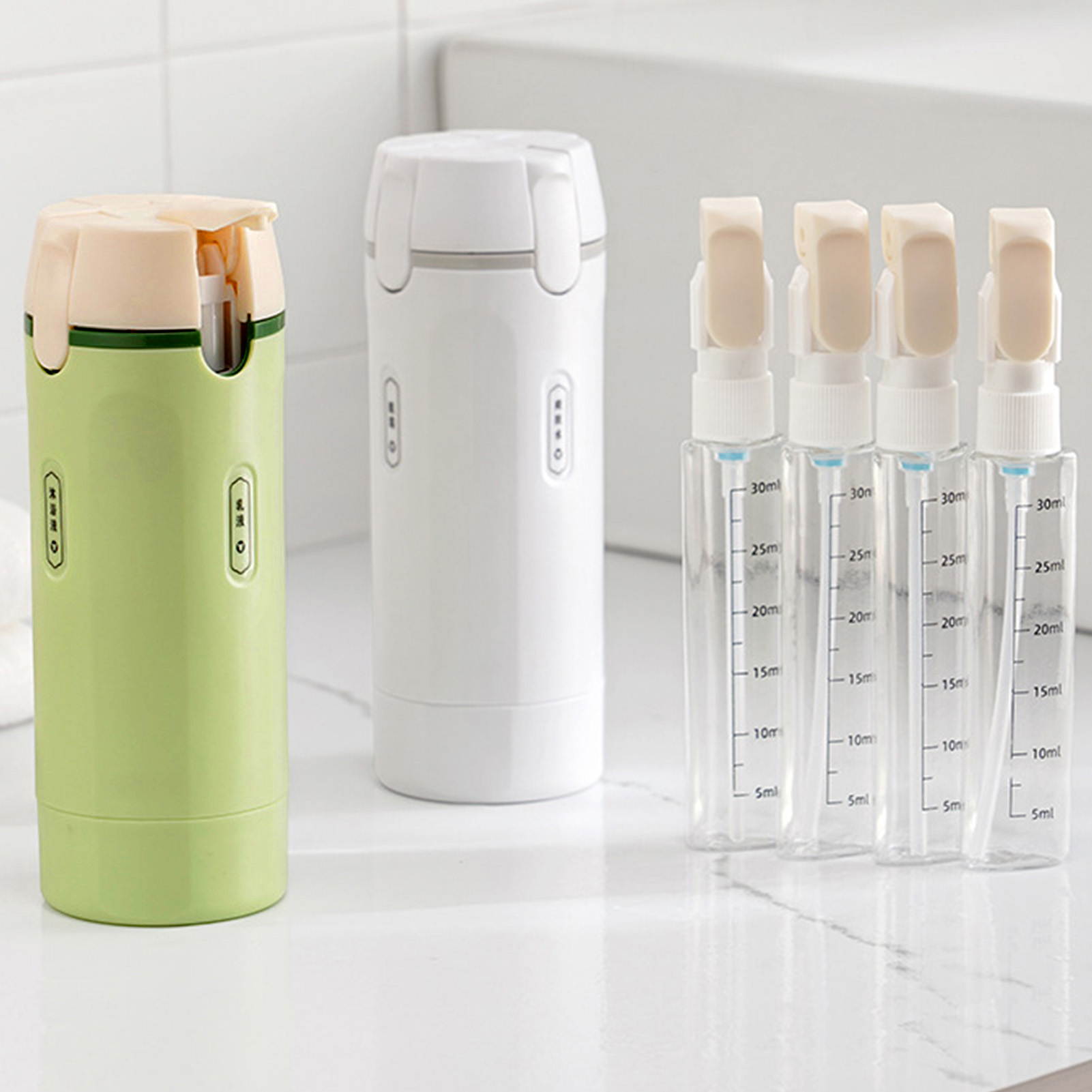 4-in-1 Travel Liquid Dispenser - Gel Refill Pack บทวิจารณ์และราคา