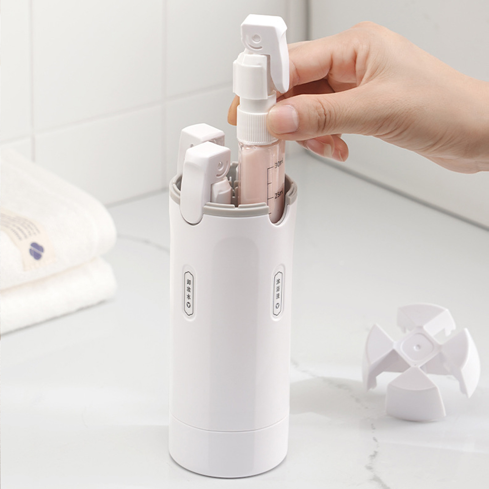 4-in-1 Travel Liquid Dispenser - Gel Refill Pack บทวิจารณ์และราคา