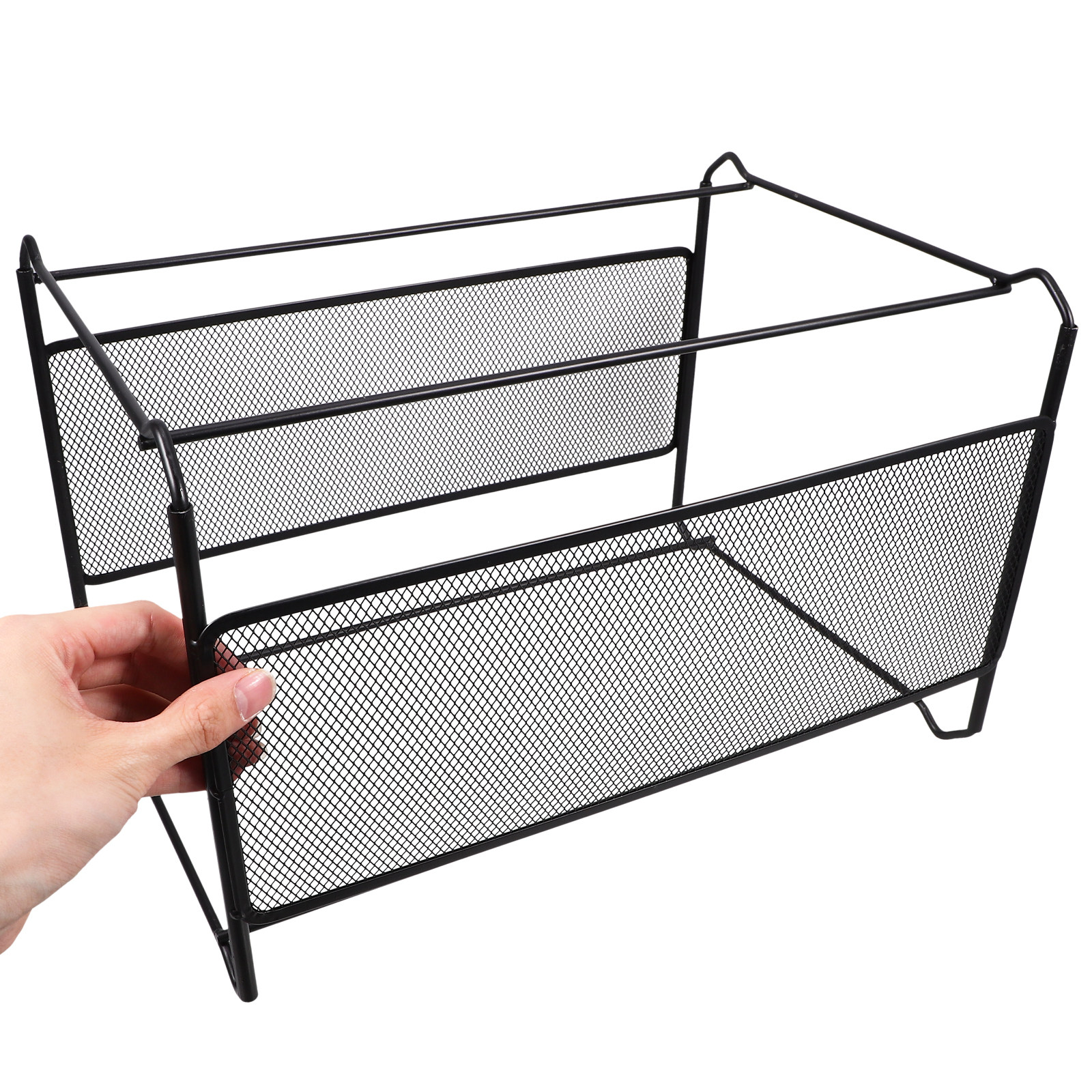 Iron Mesh File Storage Rack Bo - Magazine Holder Rack บทวิจารณ์และราคา
