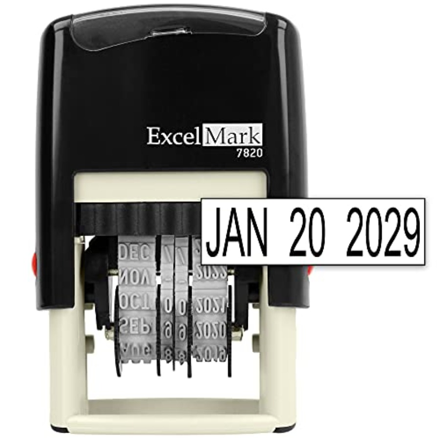 7820 Self-Inking Rubber Date S - Rubber Date Stamp บทวิจารณ์และราคา