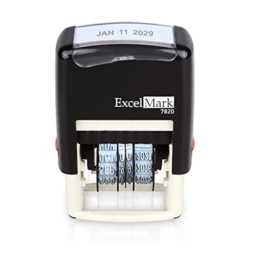 7820 Self-Inking Rubber Date S - Rubber Date Stamp บทวิจารณ์และราคา