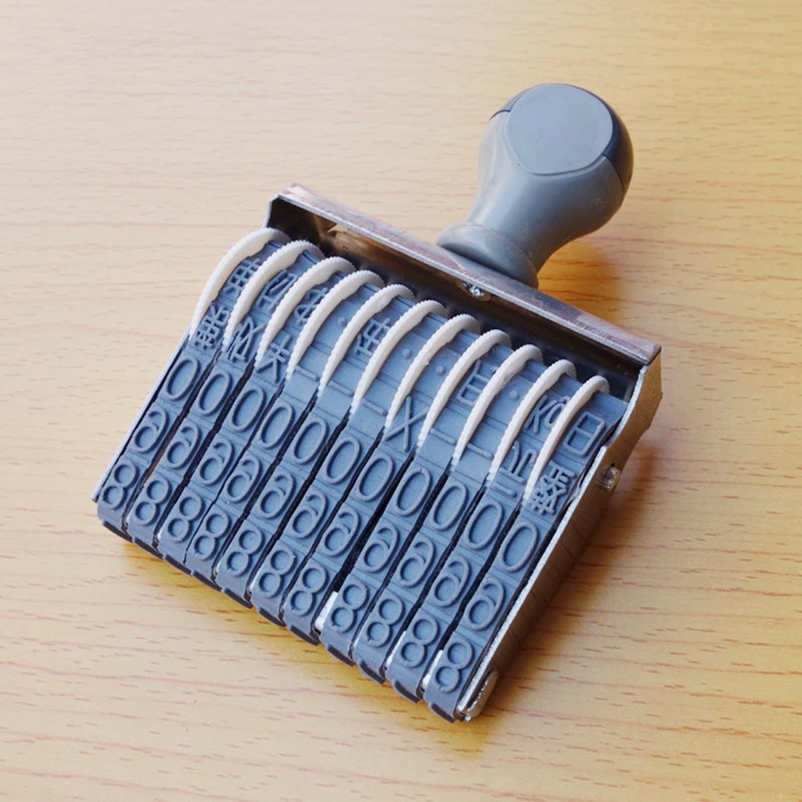Rubber Number Stamp Roller Dat - Rubber Date Stamp บทวิจารณ์และราคา