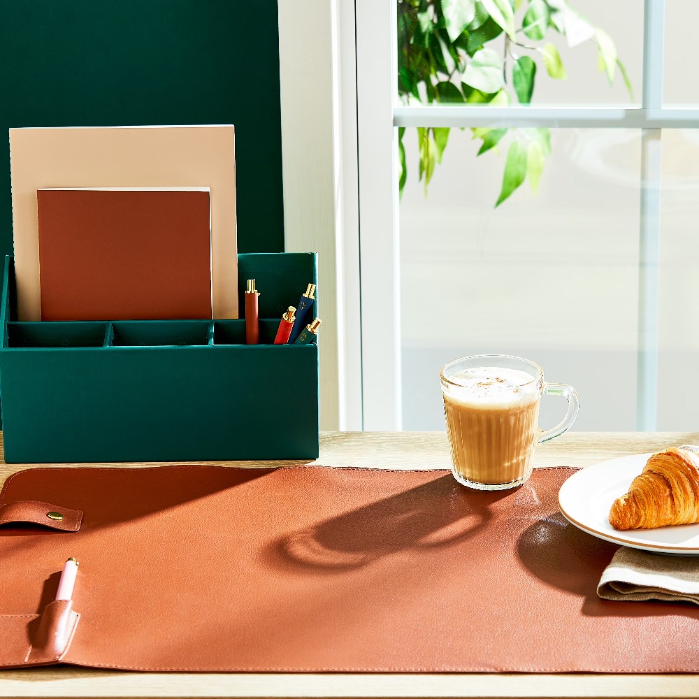 New  Simulated Leather Desk Pa - Leather Desk Pad บทวิจารณ์และราคา