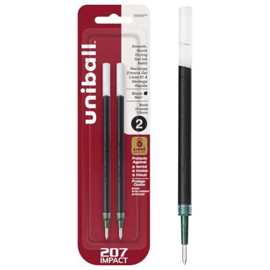Uniball 207 Gel Pen Refills, B - Gel Refill Pack บทวิจารณ์และราคา