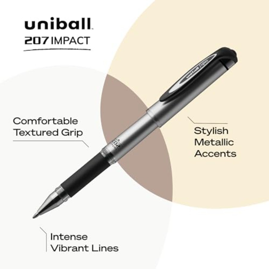 Uniball 207 Gel Pen Refills, B - Gel Refill Pack บทวิจารณ์และราคา