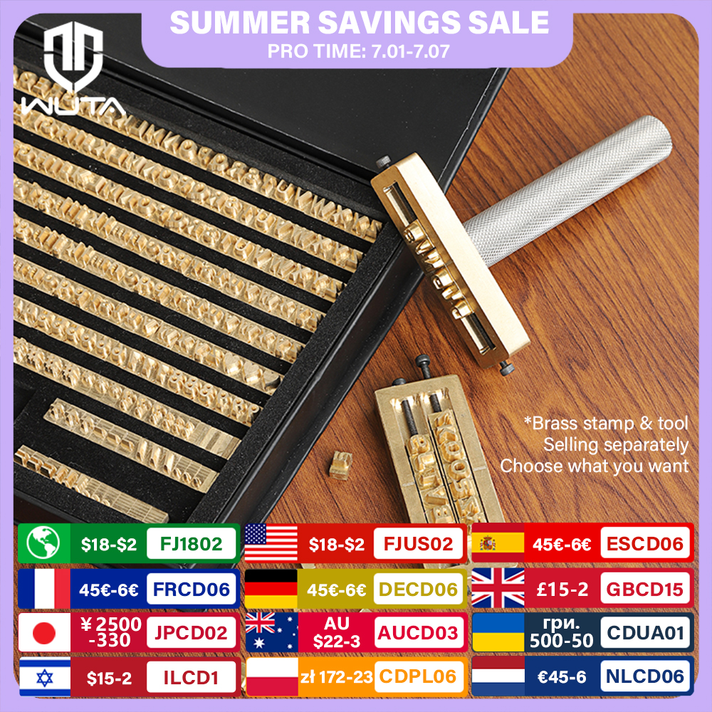 WUTA Brass Stamps Letter Numbe - Rubber Date Stamp บทวิจารณ์และราคา