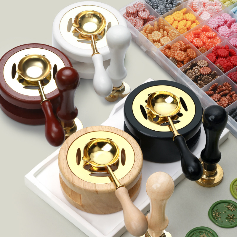 【P】3PCS Wax Seal Stamp Set Lac - Wax Seal Stamp Set บทวิจารณ์และราคา