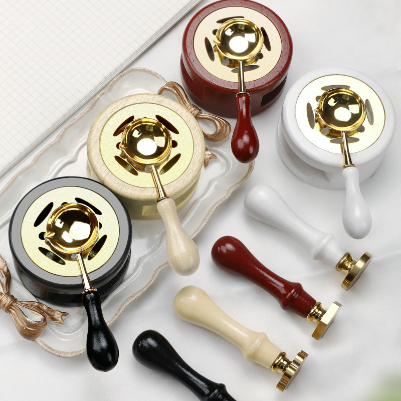 【P】3PCS Wax Seal Stamp Set Lac - Wax Seal Stamp Set บทวิจารณ์และราคา