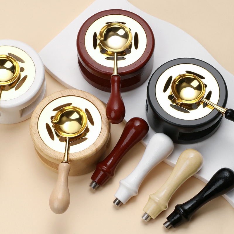 【P】3PCS Wax Seal Stamp Set Lac - Wax Seal Stamp Set บทวิจารณ์และราคา