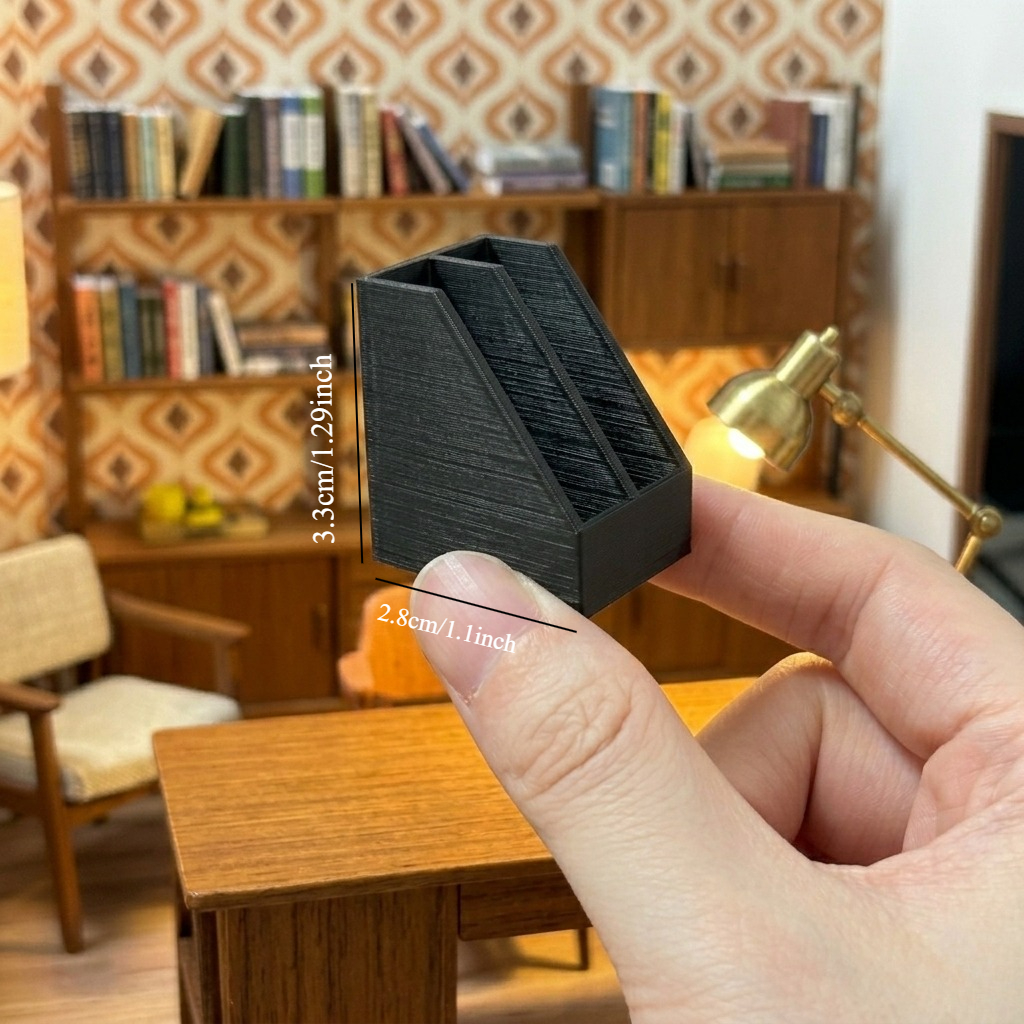 2pcs Miniature Double Slot Fil - Magazine Holder Rack บทวิจารณ์และราคา