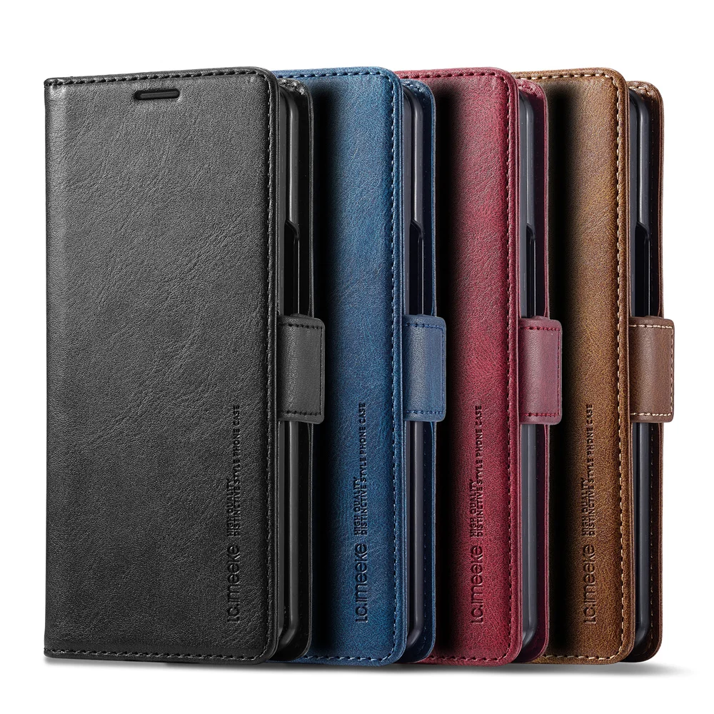 Leather Wallet Phone Case For  - Index Card Holder บทวิจารณ์และราคา