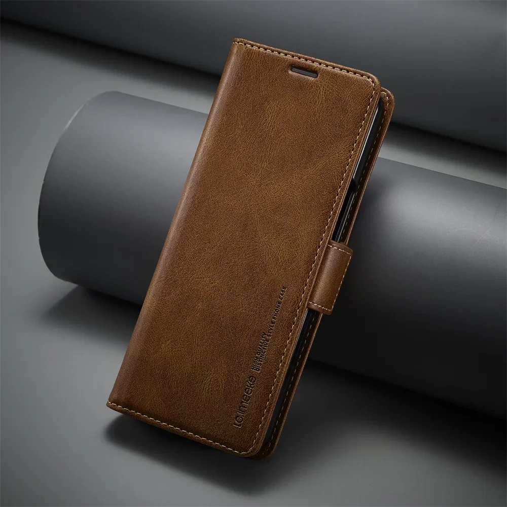 Leather Wallet Phone Case For  - Index Card Holder บทวิจารณ์และราคา