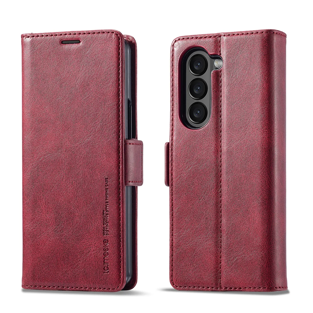 Leather Wallet Phone Case For  - Index Card Holder บทวิจารณ์และราคา