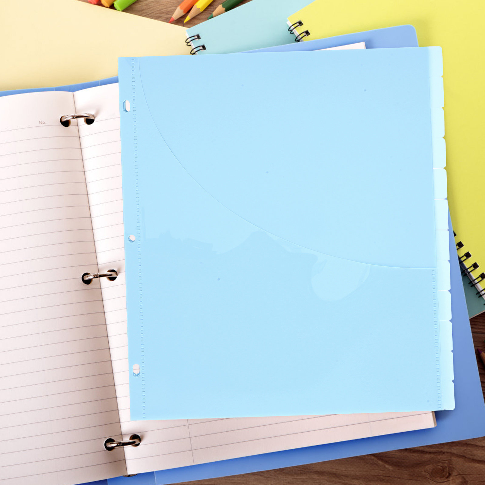 12Pcs Binder Dividers A4 Size  - Tab Divider A4 บทวิจารณ์และราคา