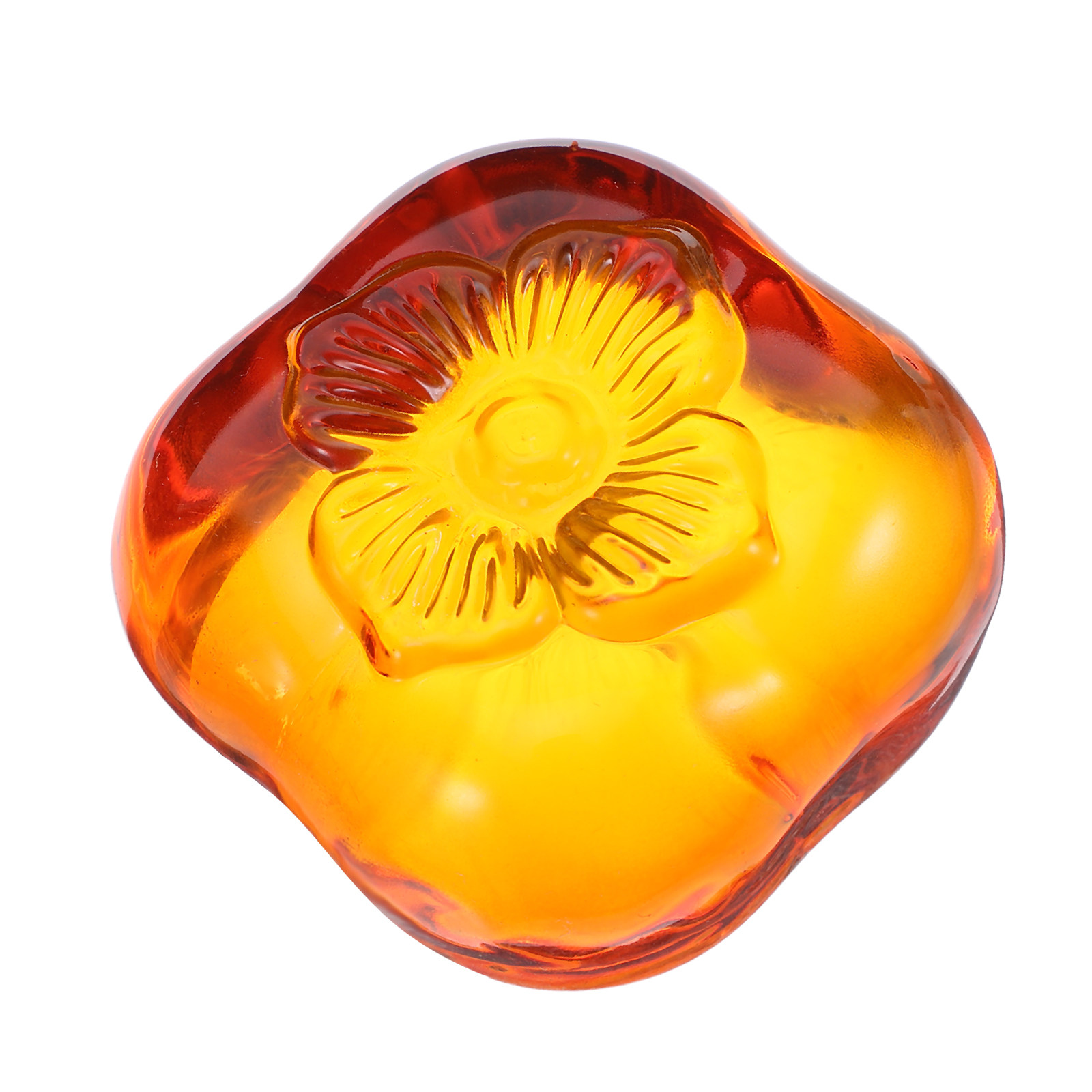 Heavy-Duty Glass Persimmon Pap - Paper Weight Crystal บทวิจารณ์และราคา