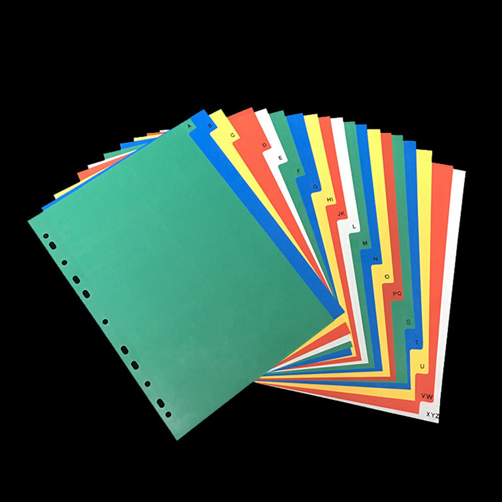 40Pcs Multi Color A4 Index Tab - Tab Divider A4 บทวิจารณ์และราคา