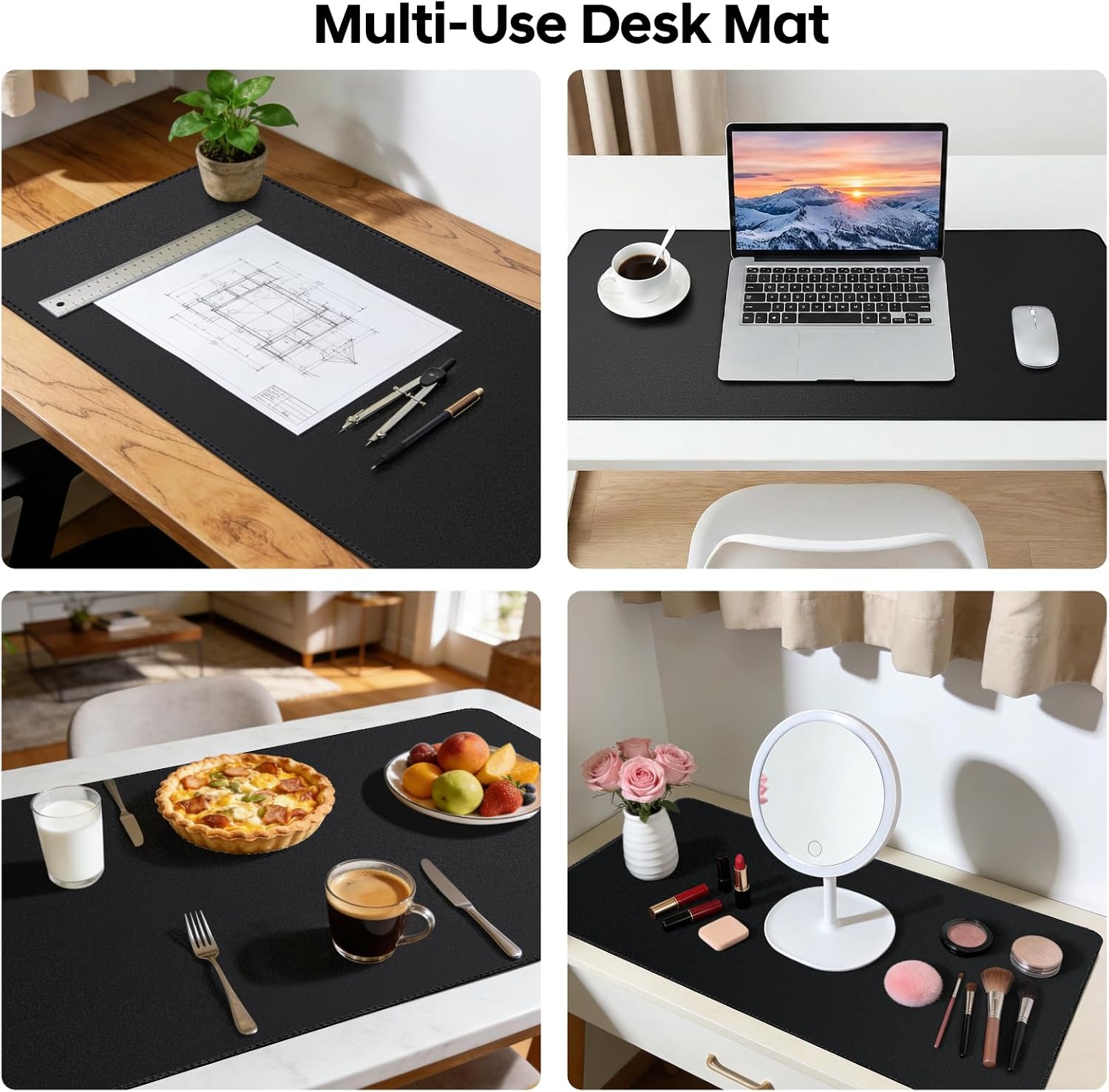 Leather Desk Pad Protector, La - Leather Desk Pad บทวิจารณ์และราคา