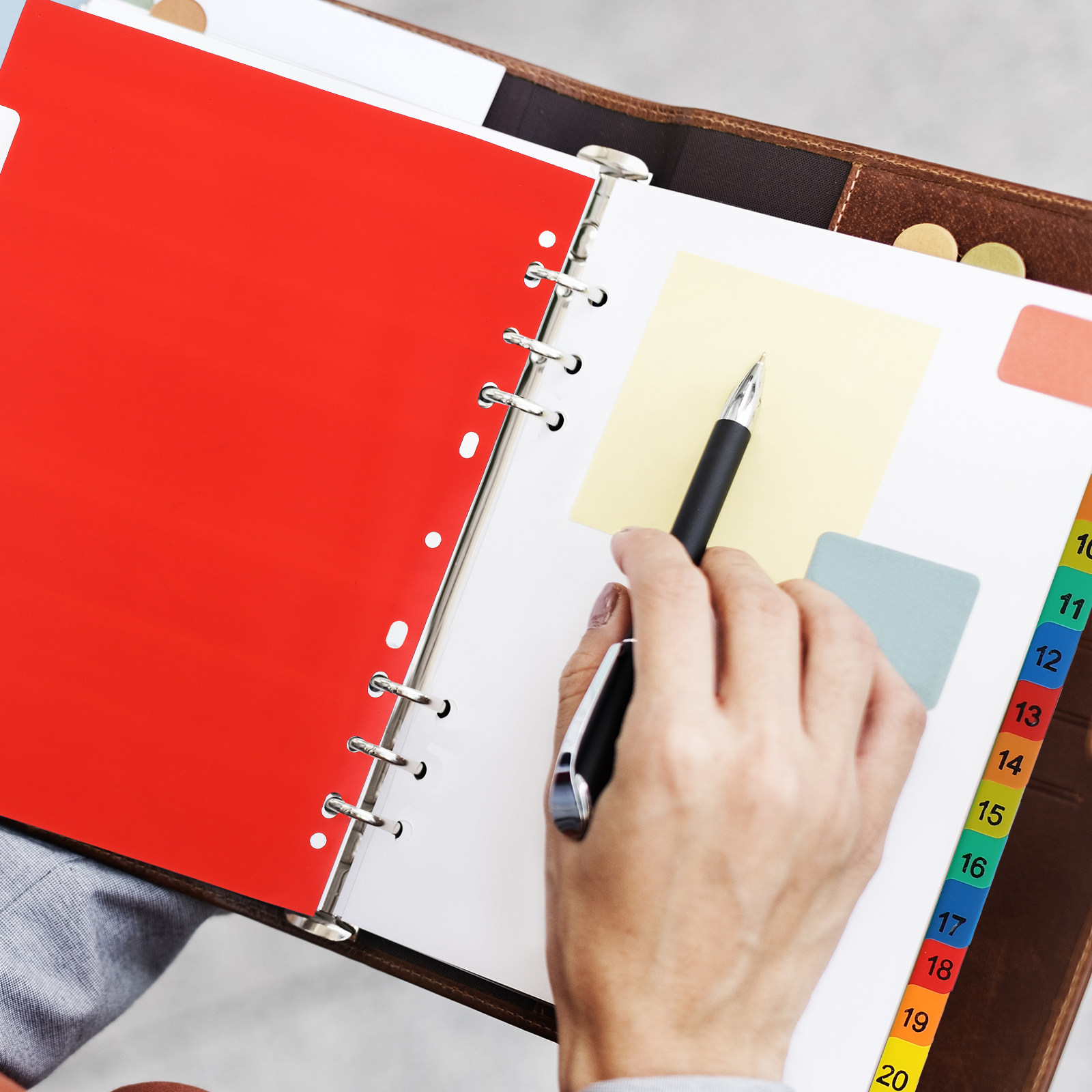 20 Pages A4 Colorful Plastic T - Tab Divider A4 บทวิจารณ์และราคา