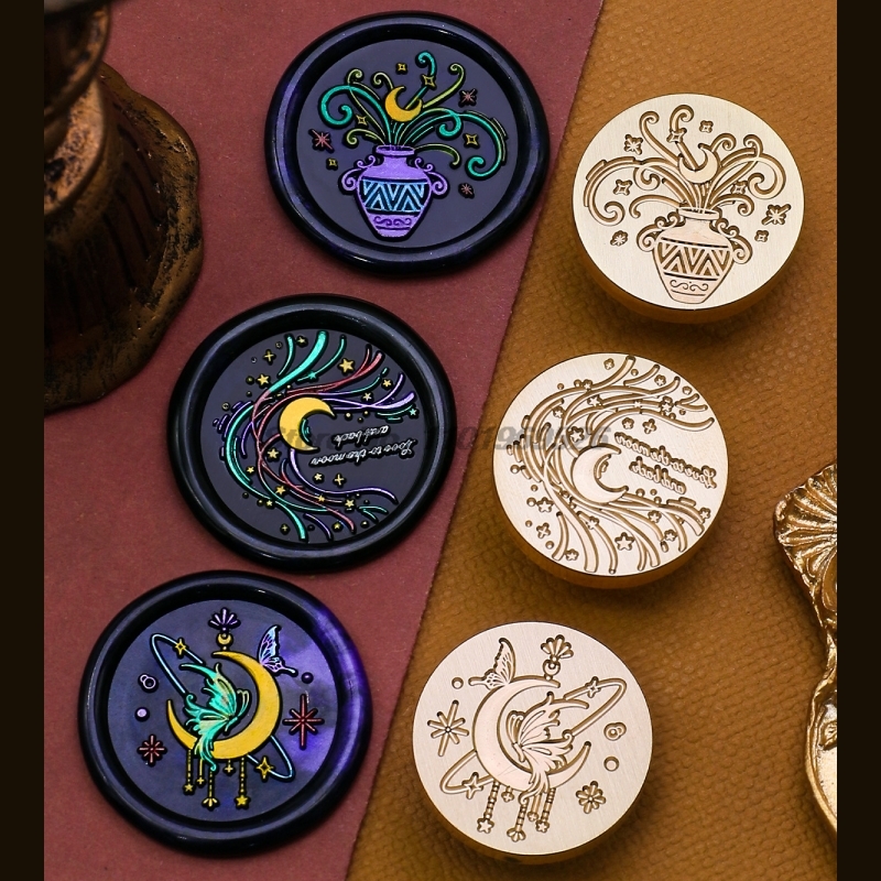 Crystal Rose Starry Sky Daisy  - Wax Seal Stamp Set บทวิจารณ์และราคา