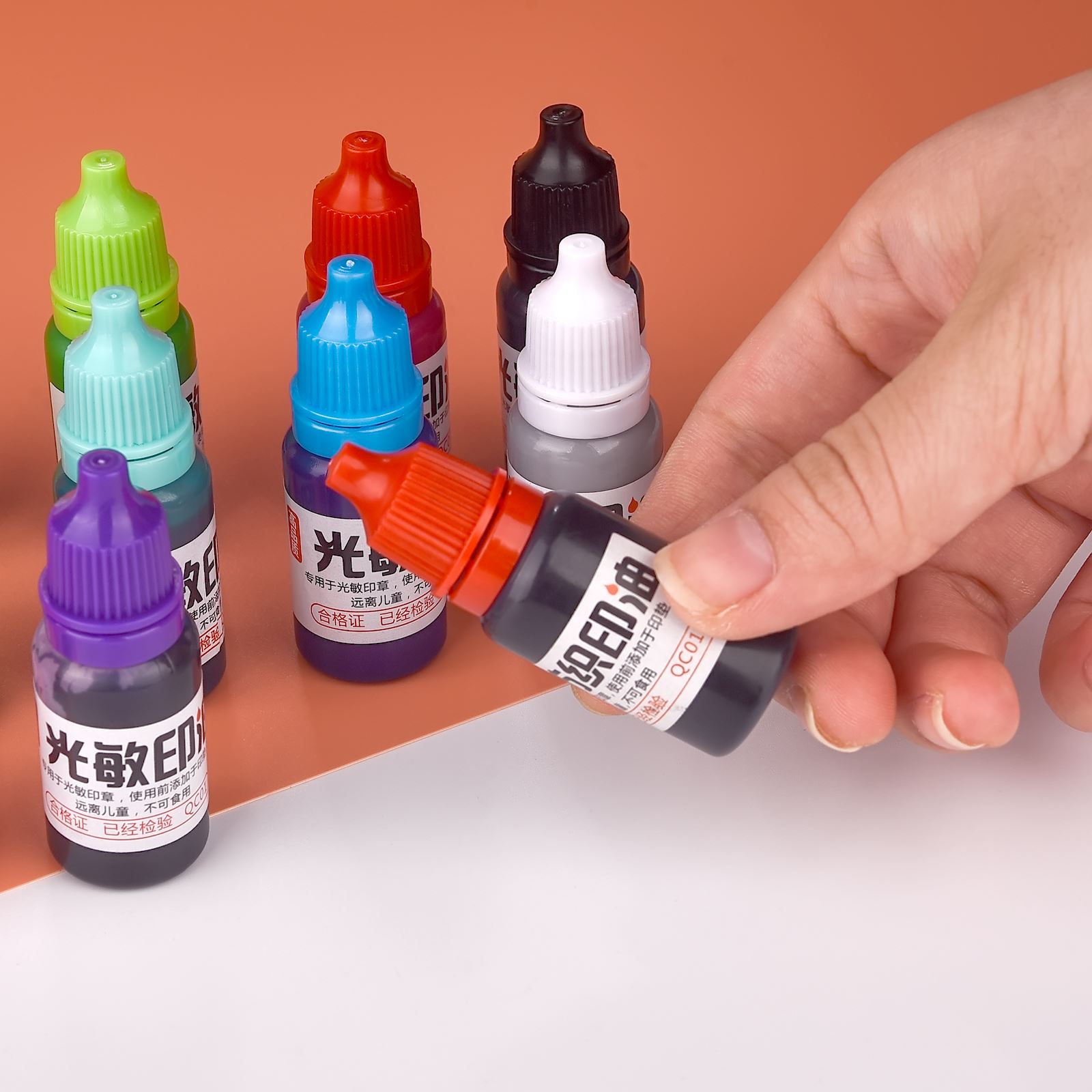 10ml Refill Ink 13 Color Rubbe - Rubber Date Stamp บทวิจารณ์และราคา