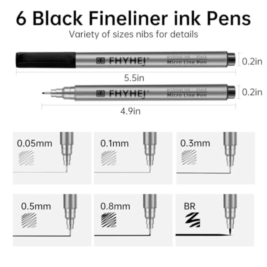 Micro Fineliner Drawing Art Pe - Archive Box Set บทวิจารณ์และราคา